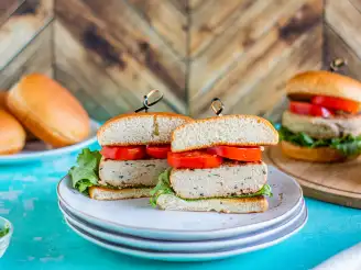 Scallion Sesame Turkey Burger